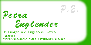 petra englender business card